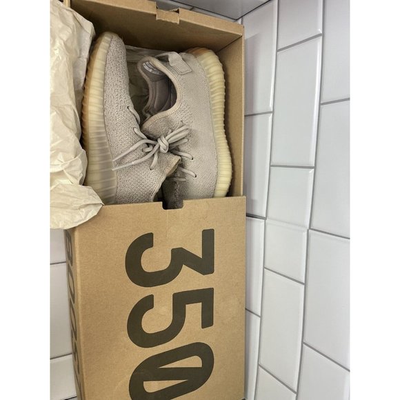 100% Authentic Yeezy Boost 350 V2 Sesame Originals Mens US 7 F 40 UK 6.5 Shoes main image 12